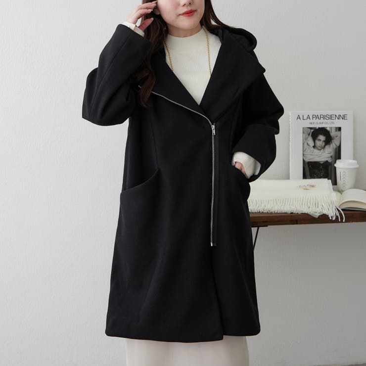 フード付ZIPコート[品番：OLOW0014958]｜RMAF NICE CLAUP / OLIVE des