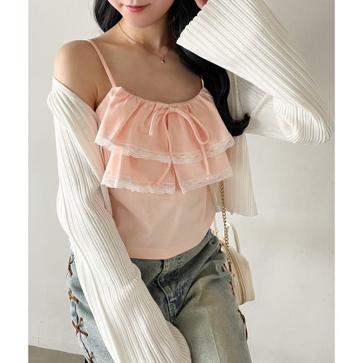 one after another】フリルキャミソール [品番：NCLW0016098]｜NICE