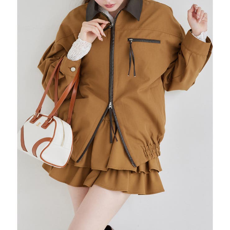 one after another】セットアップ対応/パイピングジャケット[品番