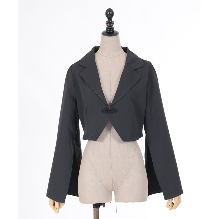 チャイナボタンショートジャケット[品番：IGAW0005308]｜axes femme