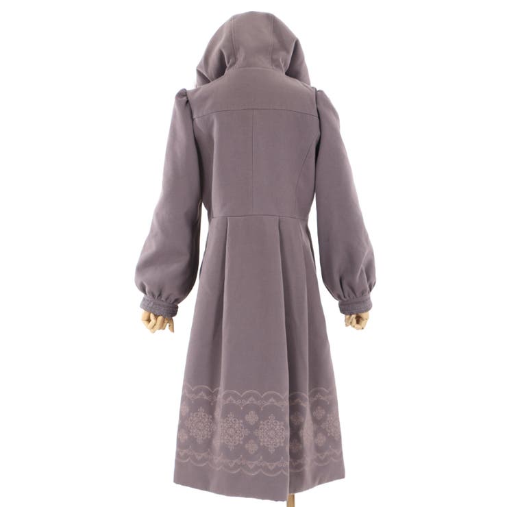 パネル刺繍ダッフルコート[品番：IGAW0001012]｜axes femme