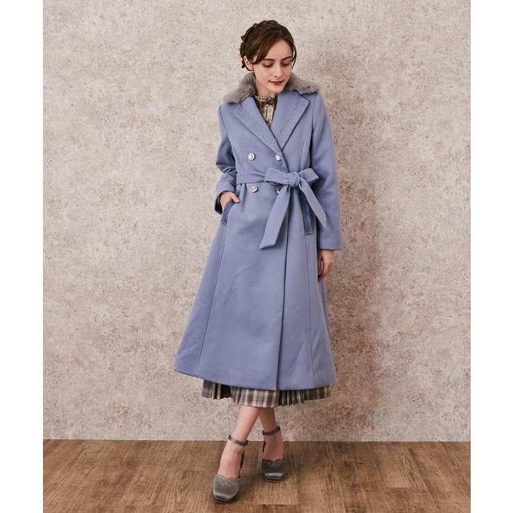 テーラー襟コート[品番：IGAW0001199]｜axes femme（アクシーズファム