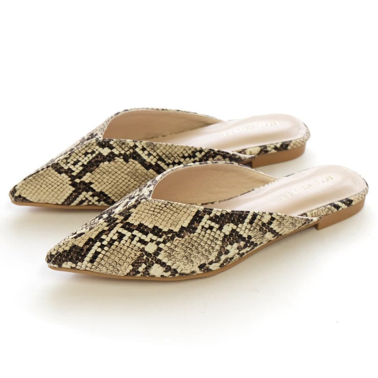 ポインテッドトゥ ミュール レディース[品番：BNZS1683370]｜AmiAmi