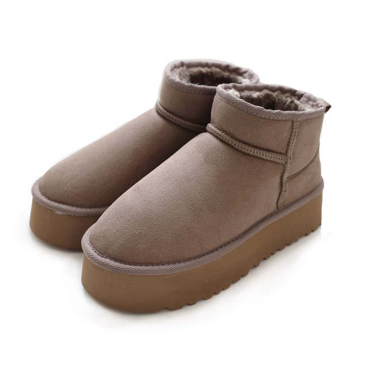 厚底 ムートンブーツ レディース[品番：BNZS1684162]｜AmiAmi