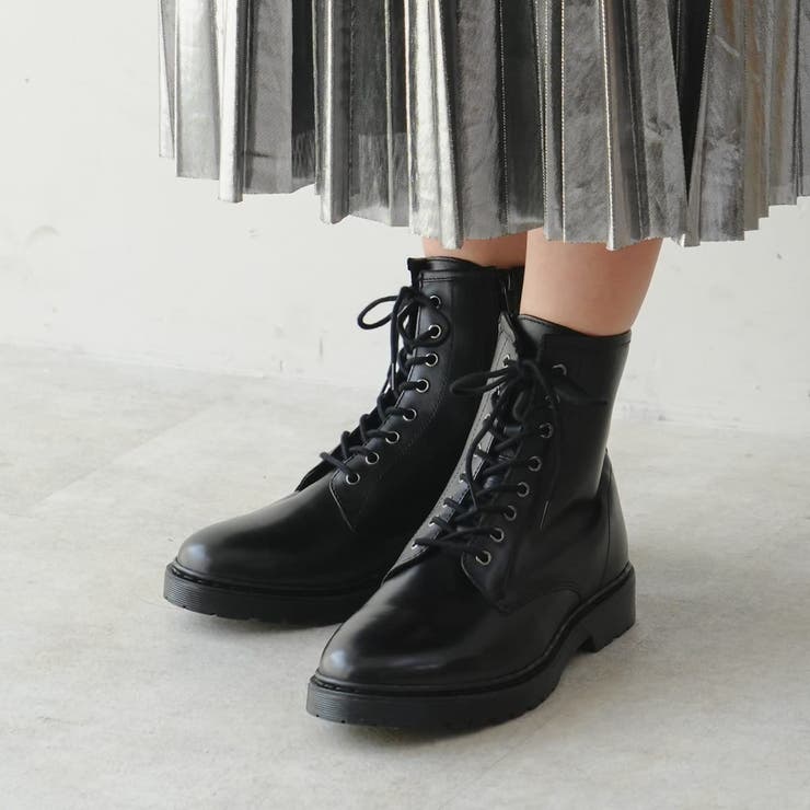 本革 レースアップ ブーツ レディース[品番：BNZS1684385]｜AmiAmi