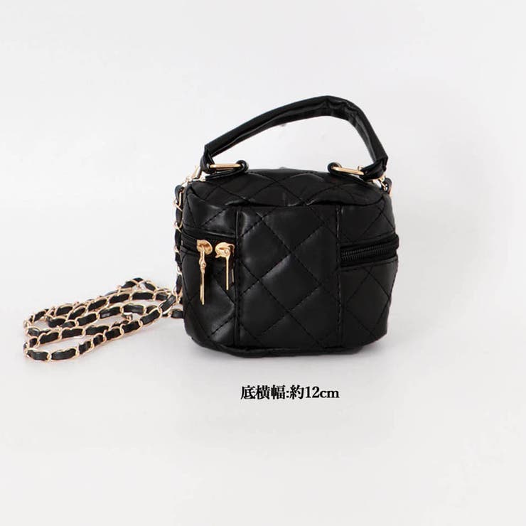キルティングショルダーバッグ ミニバッグ[品番：AGCW0003764