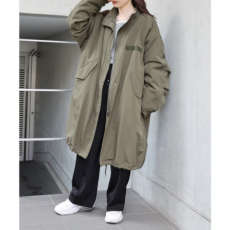 キルティングライナー付き 3way モッズコート[品番：AZ000003846