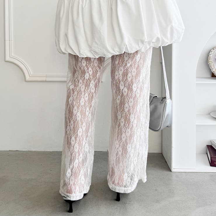 フラワーレースパンツ[品番：OUTW0000068]｜Outfitter lab