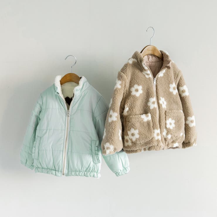 マシンウォッシャブル】リバーシブル ボア アウター[品番：BRSK0009389