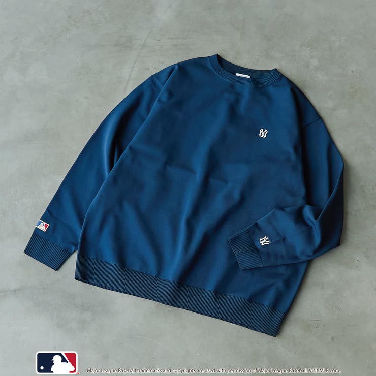 MLB別注 エンブレム付きクルーネックニット[品番：COEW0006653]｜coen