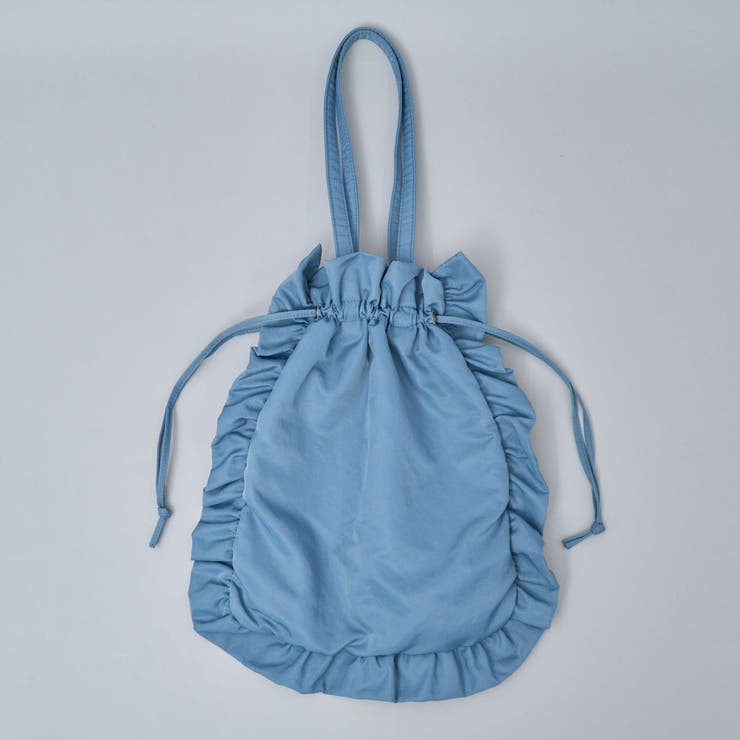 ナイロンフリル巾着トートバッグ[品番：COEW0005158]｜coen【women