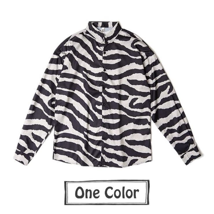 柄シャツ ゼブラ柄 アニマル柄[品番：DCTW0003391]｜Decorative