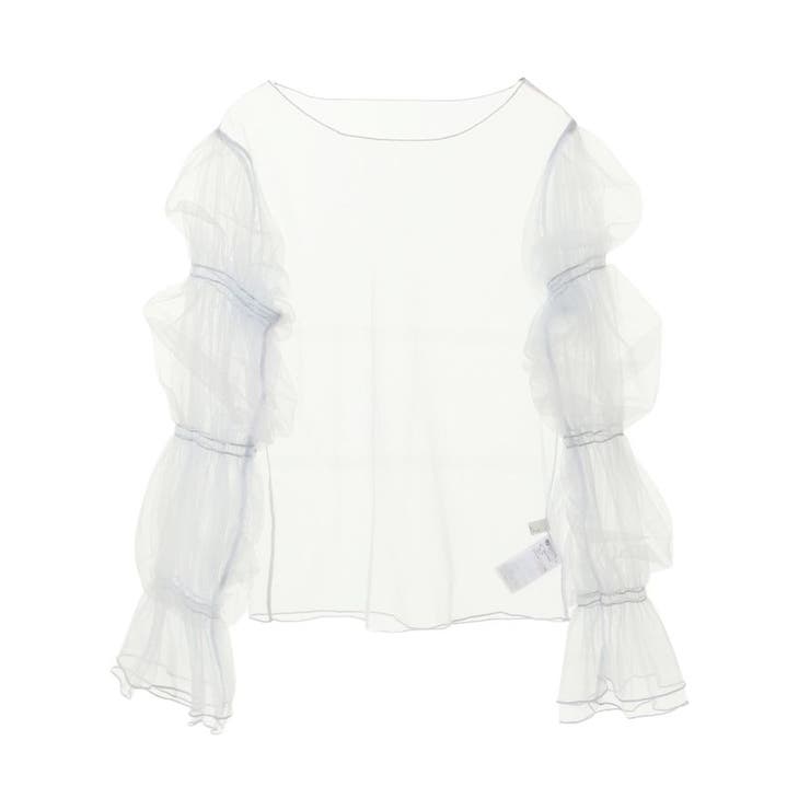 袖デザインシアープルオーバー[品番：EMEW0044890]｜earth