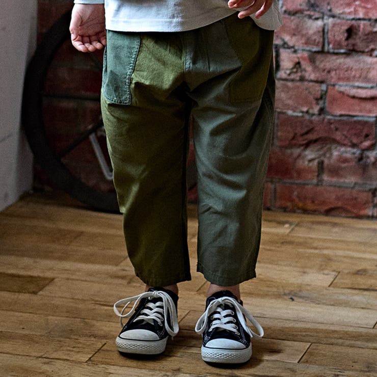 クレイジーパッチワークパンツ_10分丈 10分丈[品番：FOKK0006817