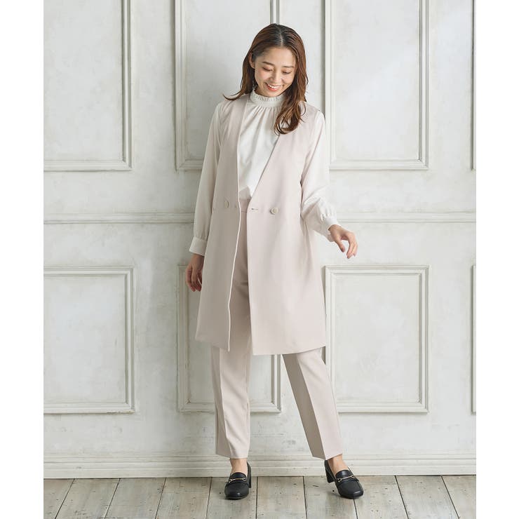 アウター ジレ セットアップ[品番：HNSW0010438]｜Honeys（ハニーズ