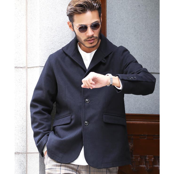 ◇メルトン シングルPコート＆スタンドカラージャケット◇[品番