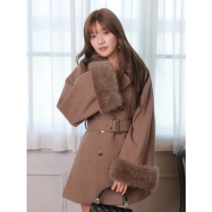 ケープライクフレアスリーブコート[品番：LINW0002704]｜LIPSERVICE