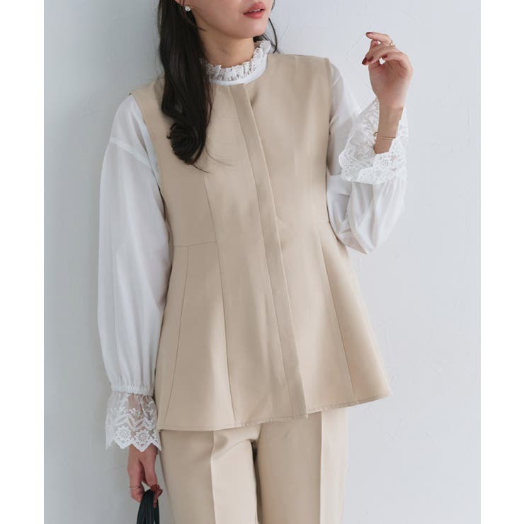 選べるペプラムセットアップ セットアップ ペプラム[品番：PRTW0004719