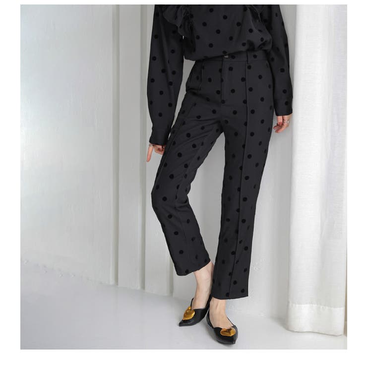 奇跡の再販】フロッキードットセットアップ セットアイテム ドット柄