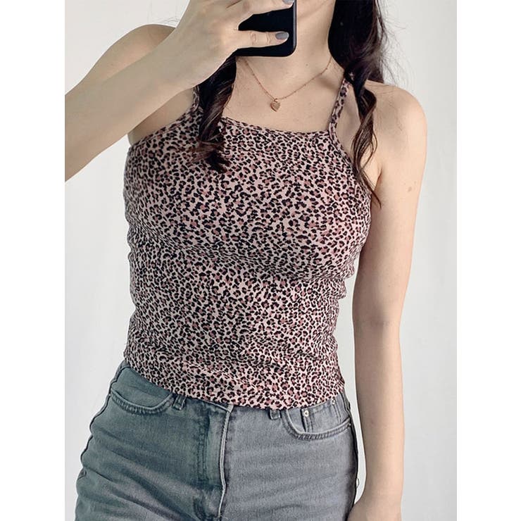 キャミソール レディース レオパード柄[品番：KH000010179]｜VIVID