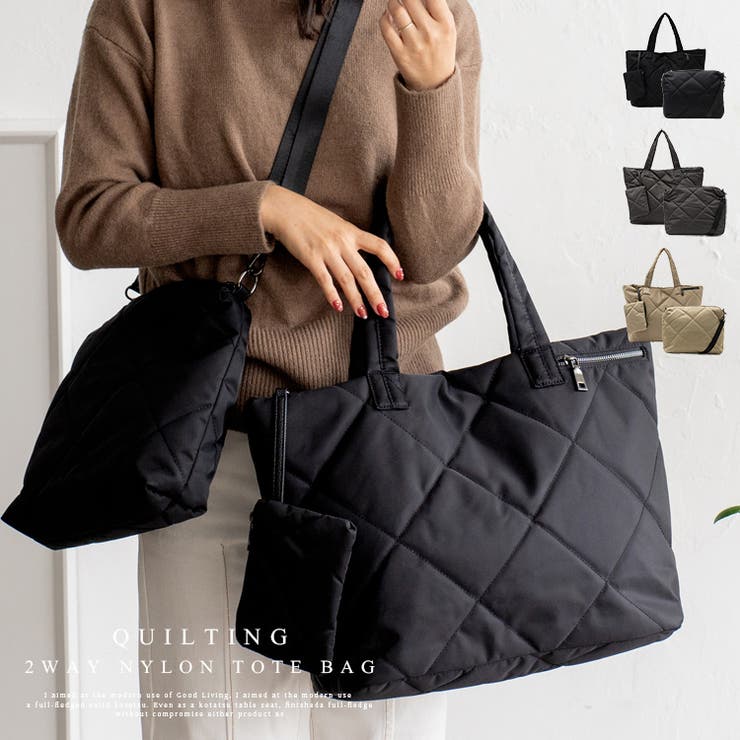 キルティング2wayナイロントートバッグ[品番：VI000001177]｜Vita