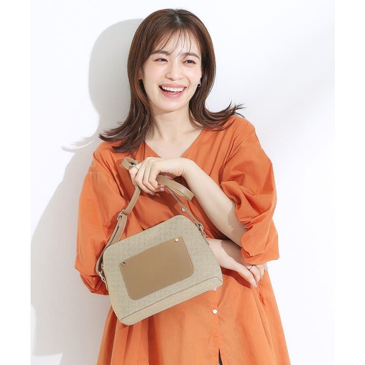 キャンバス風合皮ショルダーバッグ[品番：WRDW0220870]｜SHOO・LA・RUE