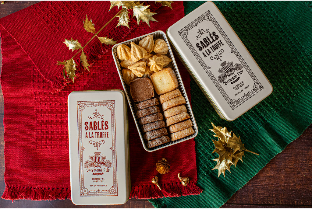 しあわせノエル♪】白黒トリュフ塩を贅沢に使った芳醇なサブレ