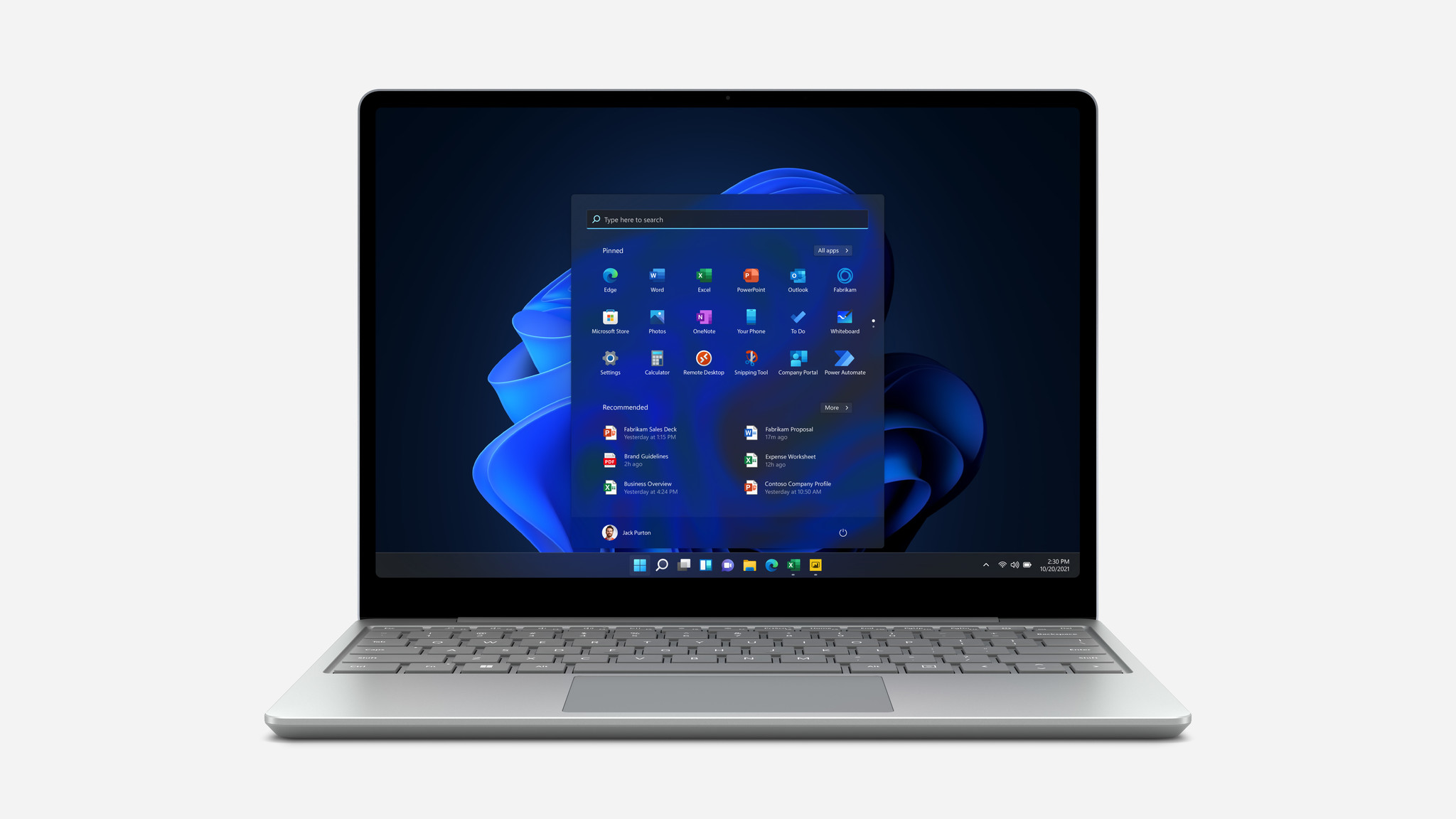 MICROSOFT SURFACE LAPTOP GO 2 i5 16GB 256GB-WIN10P 1YR DEPOT