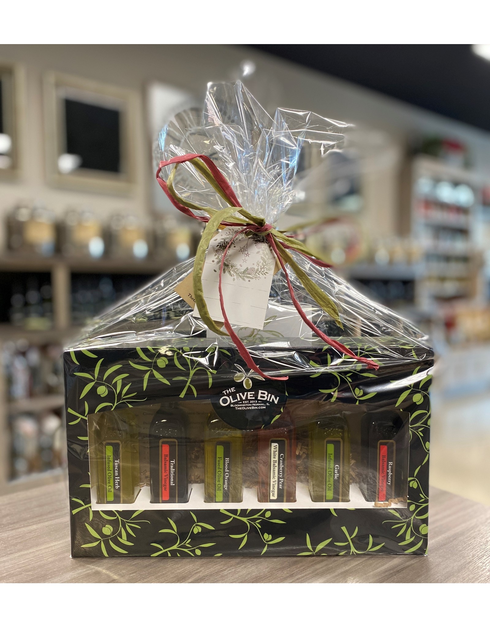 The Olive Bin's 6 Pack Sampler - WRAPPED - The Olive Bin