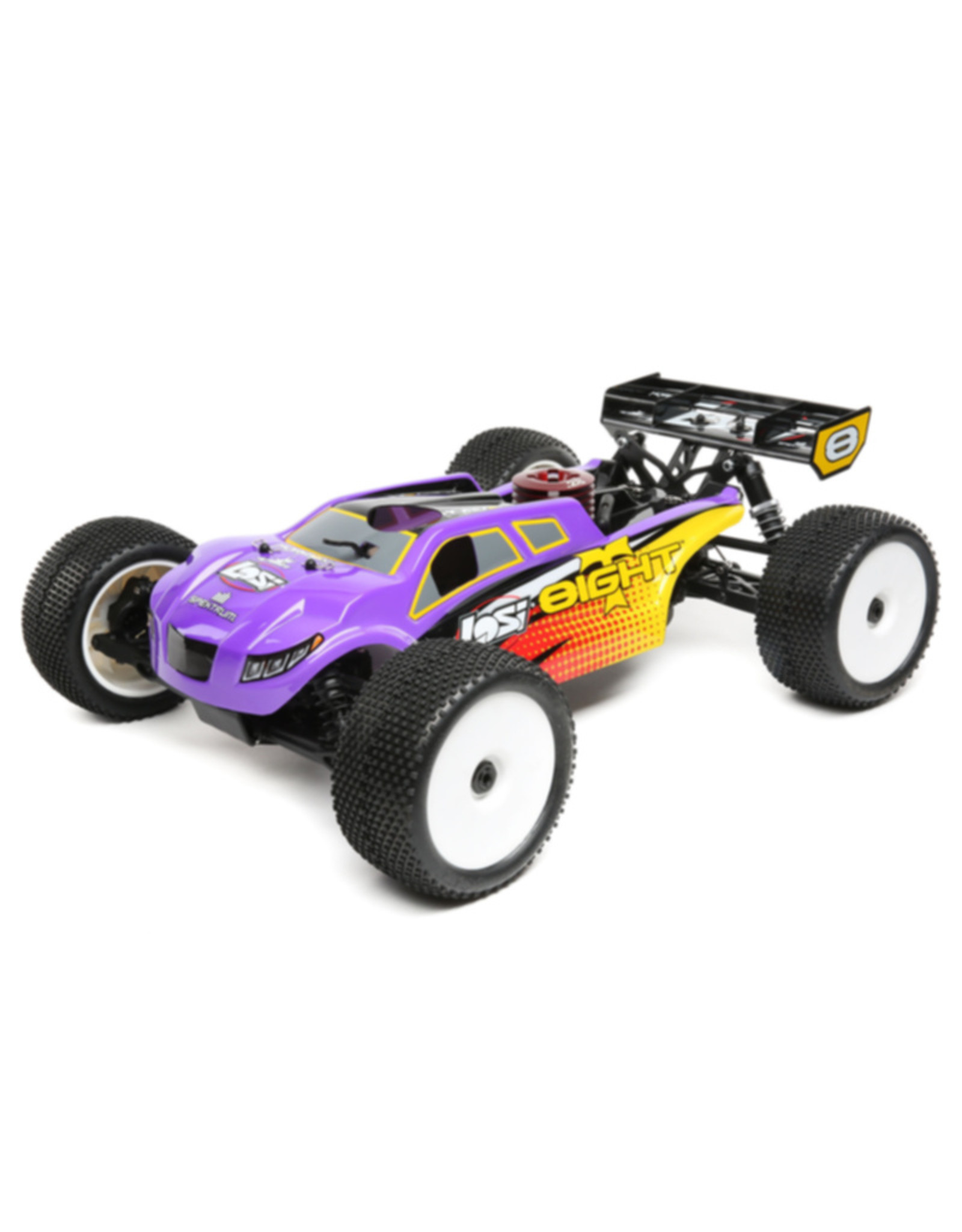 LOS04011 8IGHT-T Nitro RTR: 1/8 4WD Truggy - HobbyQuarters
