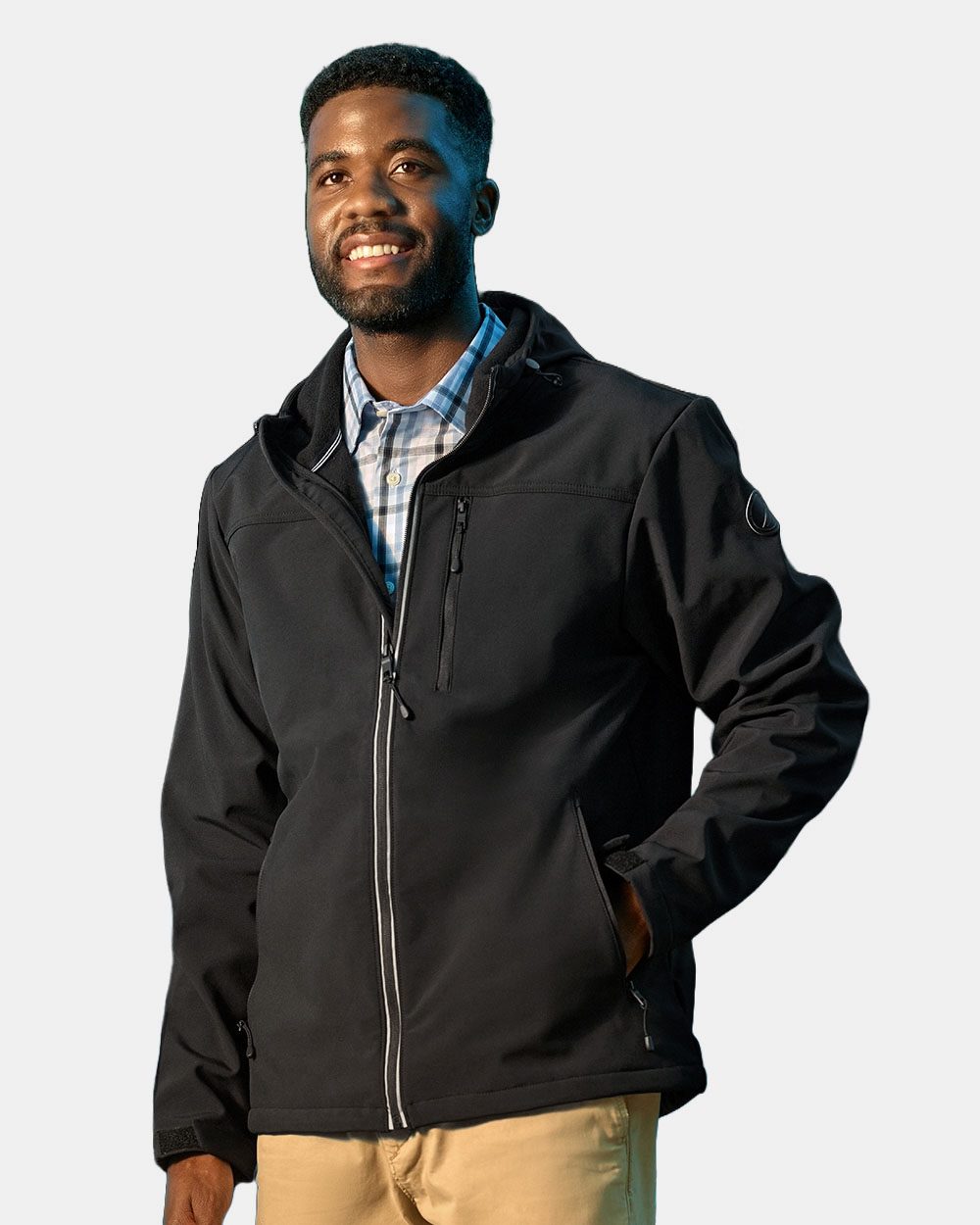 Nautica N17789 - Men's Wavestorm Hooded Soft Shell Jacket