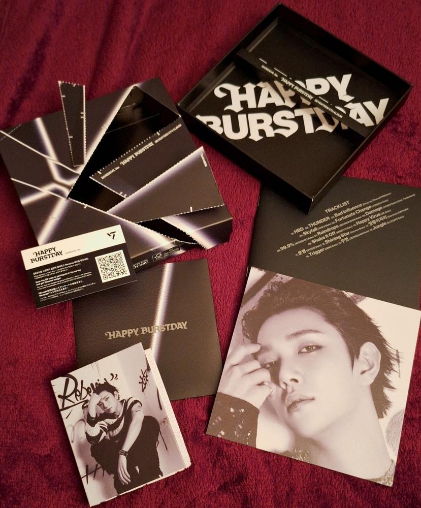 MEMBER SELECT ] SEVENTEEN - 5th Album HAPPY BURSTDAY (DAREDEVIL Ver.