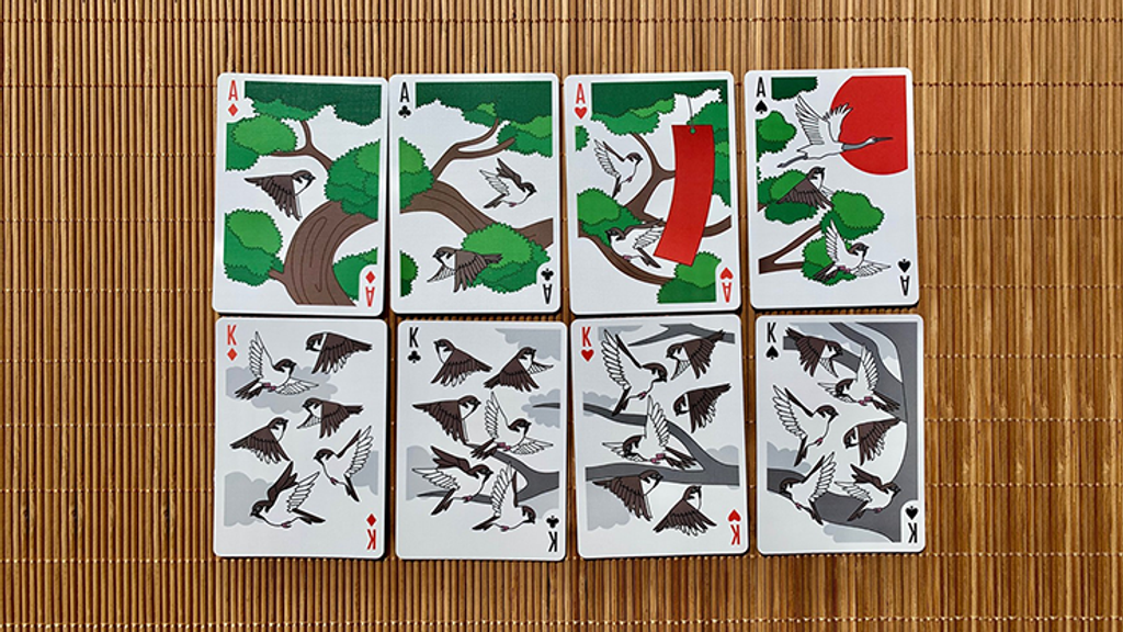 Bicycle Sparrow Hanafuda Fusion Playing Cards – GamelandSKN