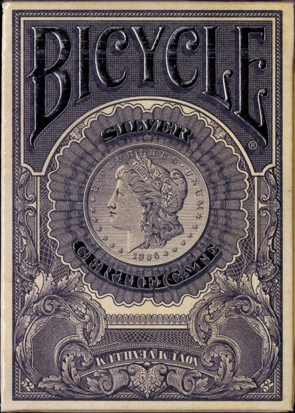 Bicycle Silver Certificate Limited Edition Numbered Playing Cards