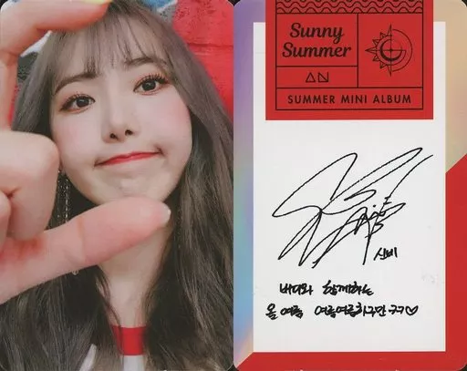 GFRIEND イェリン シンビ 直筆サイン 写真 当選品 KAIRI 直筆サイン入り チェキ写真① – 闘道館