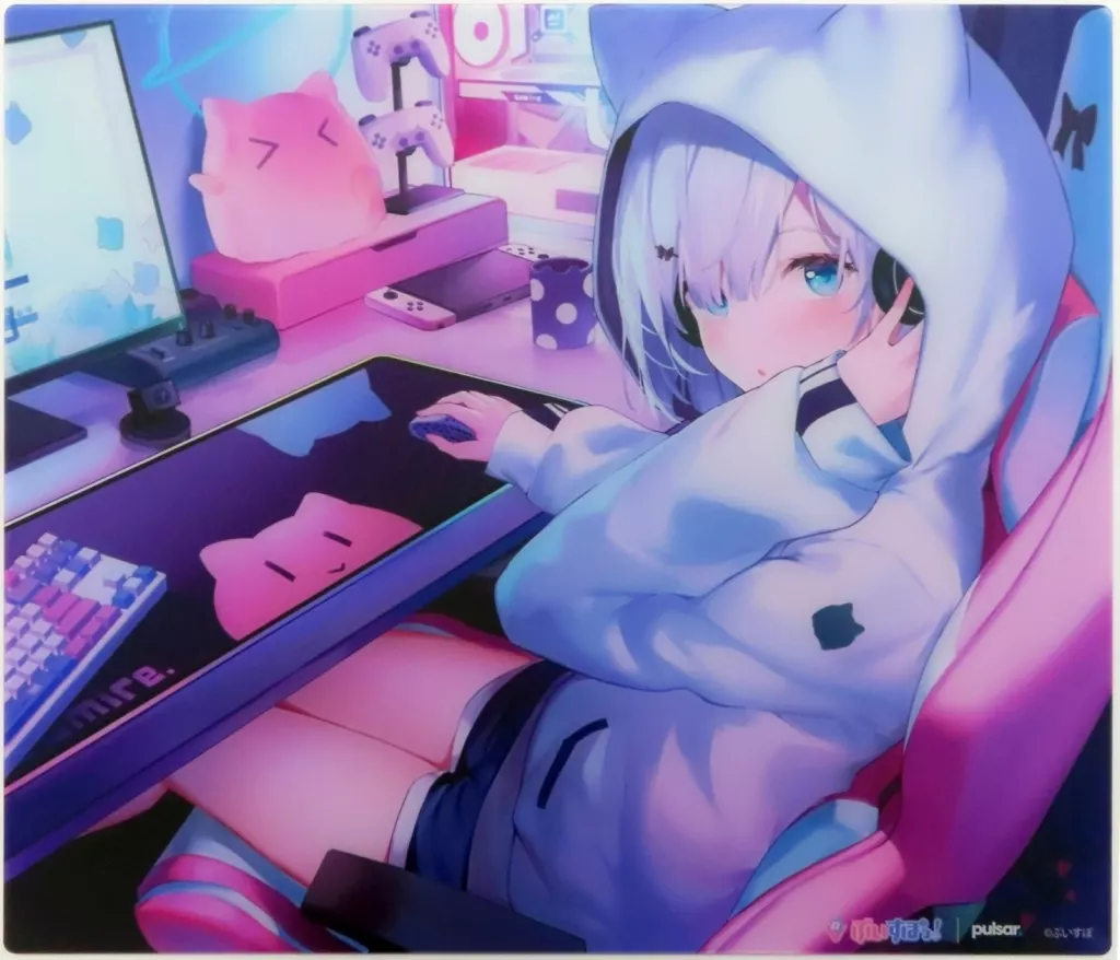 ぶいすぽ　ガラスマウスパッド　花芽すみれ VSPO! GEAR ガラスマウスパッド