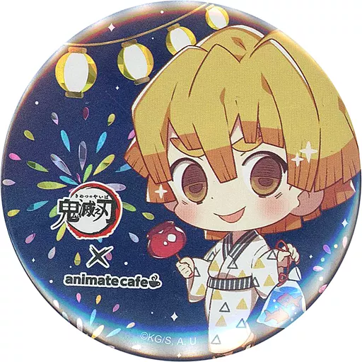 鬼滅の刃 アニメイトカフェ 台湾 限定 缶バッジ 我妻善逸 鬼滅の刃 アニメイトカフェ 台湾 限定 缶バッジ 我妻善逸 希少】鬼滅の