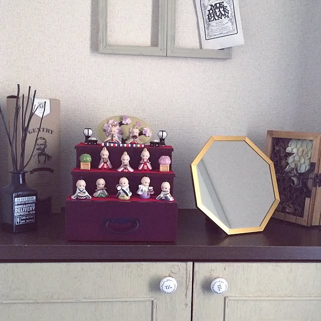 雛人形 ローズオニールキューピー / キューピーお雛様 三段飾り