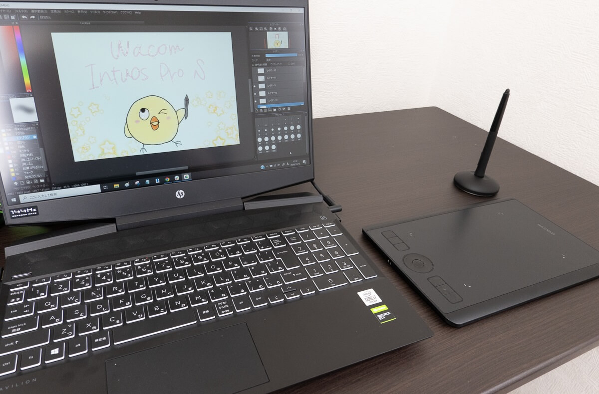 Wacomのペンタブ「Intuos Pro」を使ってお絵描きレビュー！Intuosとの