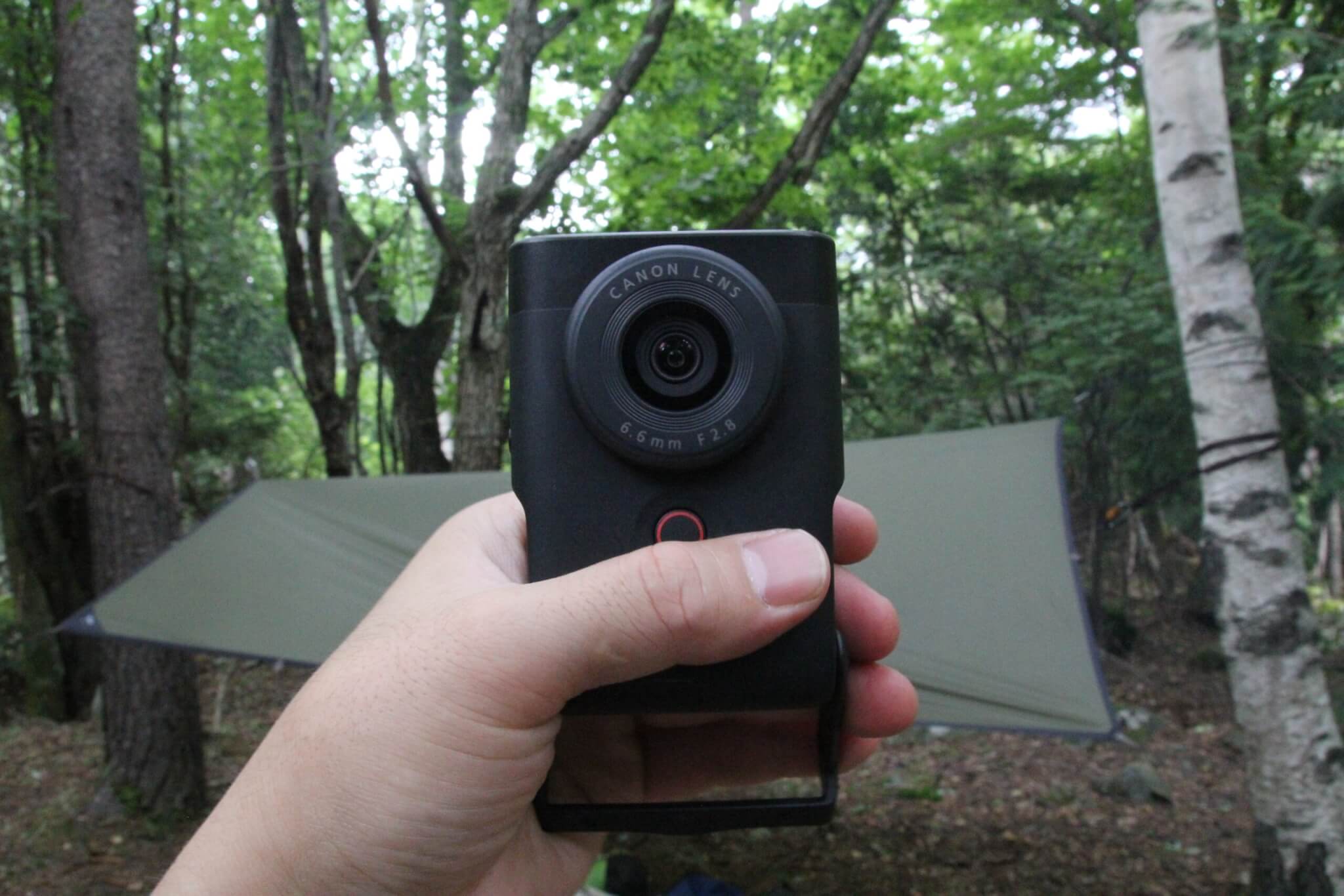 Canon PowerShot V10」使用レビュー！キャンプVlogしてわかったのは