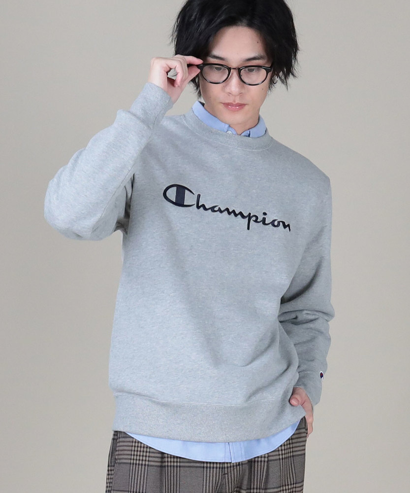 BOWWOW グレー クルーネック トレーナー BOWWOW グレー クルーネック