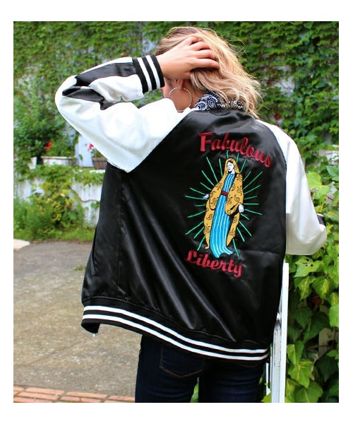 ANAP（アナップ）の「マリア×クロス刺繍スカジャン（）」 - WEAR