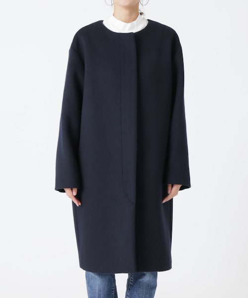 FRAMeWORK（フレームワーク）の「ノーカラーZIPコート◇（）」 - WEAR