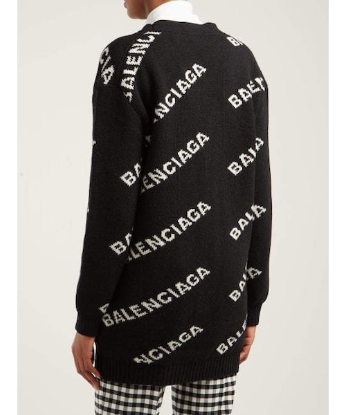 BALENCIAGA（バレンシアガ）の「Balenciaga - Logo Jacquard Cardigan