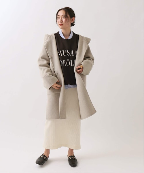 あさっぷ】IENA スーパー160ダブルフェイスフードCT ナチュラル IENA