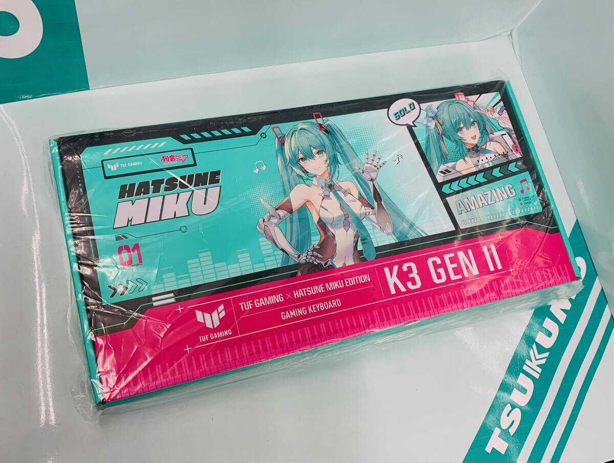 ASUS エイスース TUF Gaming K3 Gen II Hatsune Miku Edition｜ツクモ