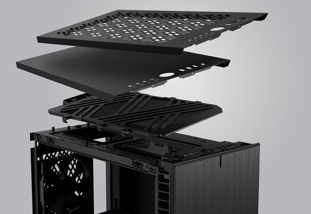 Fractal Design フラクタルデザイン Define 7 Mini Black Solid FD-C