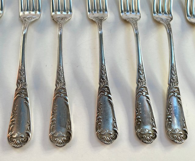 SILVER950 未使用 ヴィンテージ高島屋 カトラリー12本 銀製 SILVER950