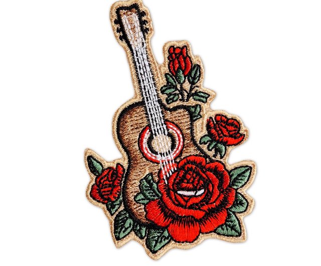 台湾 【刺繍ワッペン】ローズミュージシャン ICONA - Pinkoi