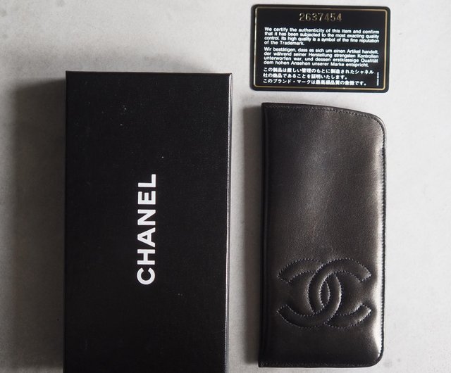CHANEL シャネル ココ サングラスケース メガネ ブラック レザー